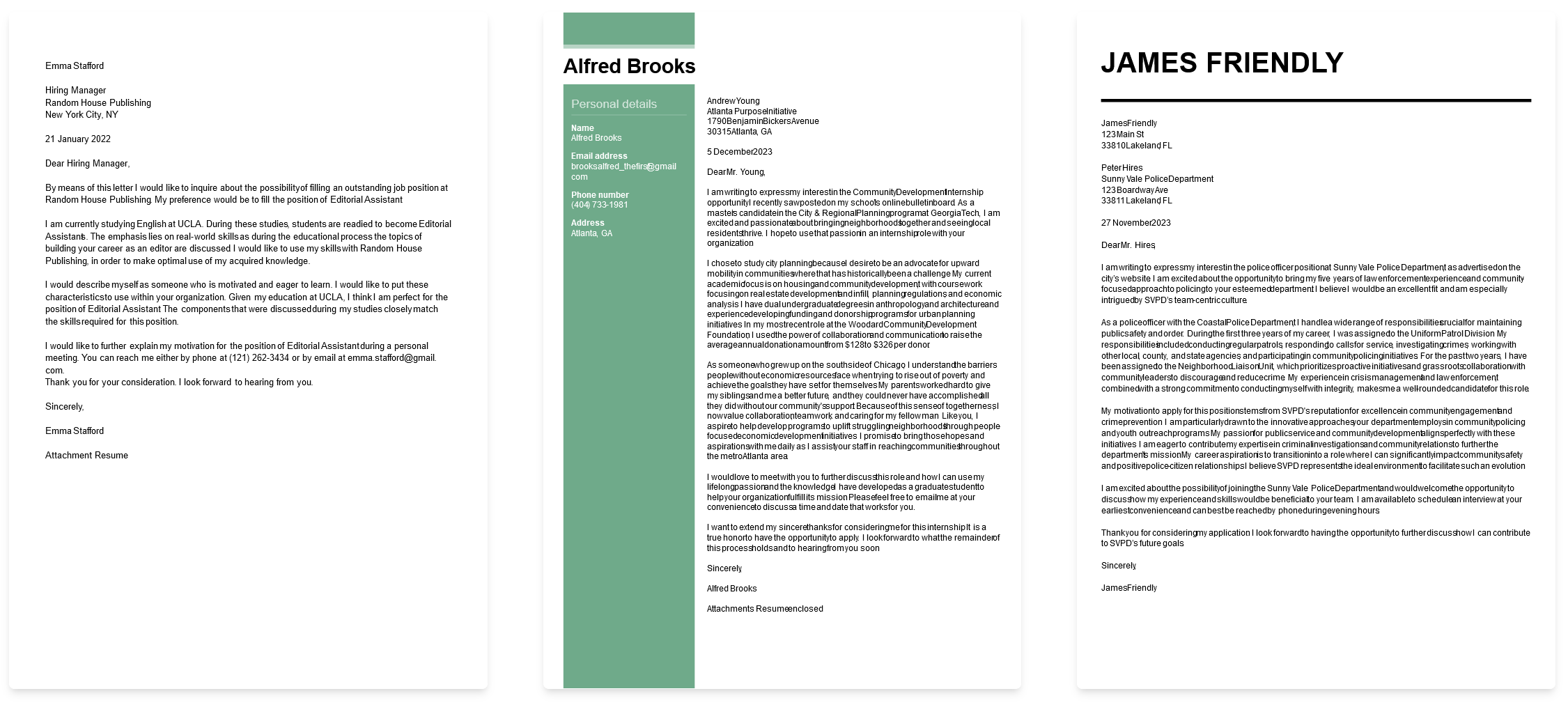 cover letter